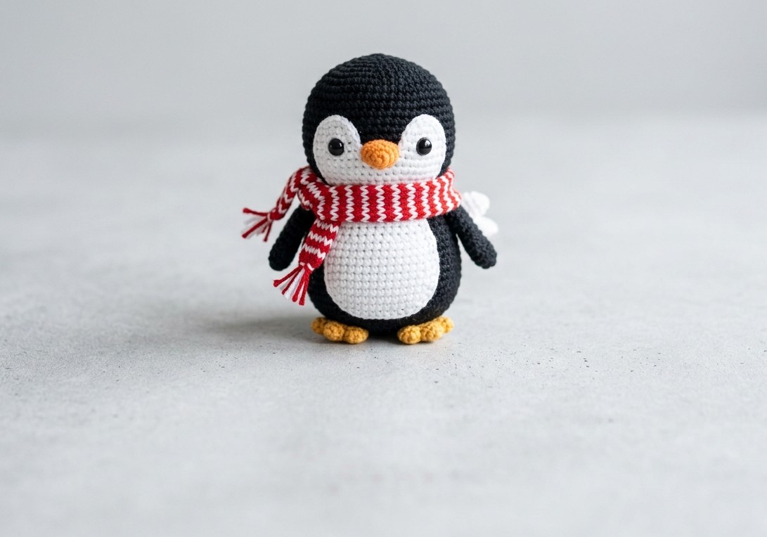 Pingüino con Bufanda