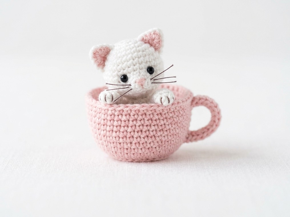 Gatito en Taza