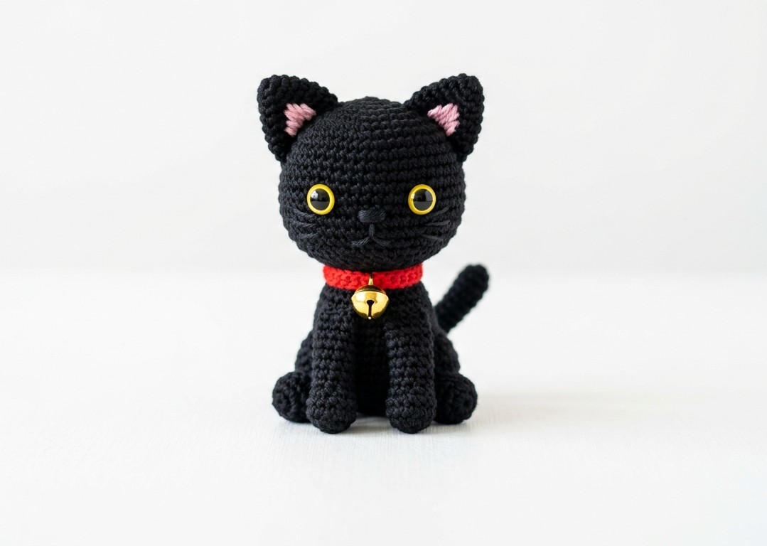 Gatito Negro de la Suerte